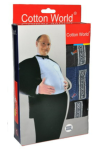 Slipy bawełniane Cotton World- duże rozmiary- 3 sztuki
